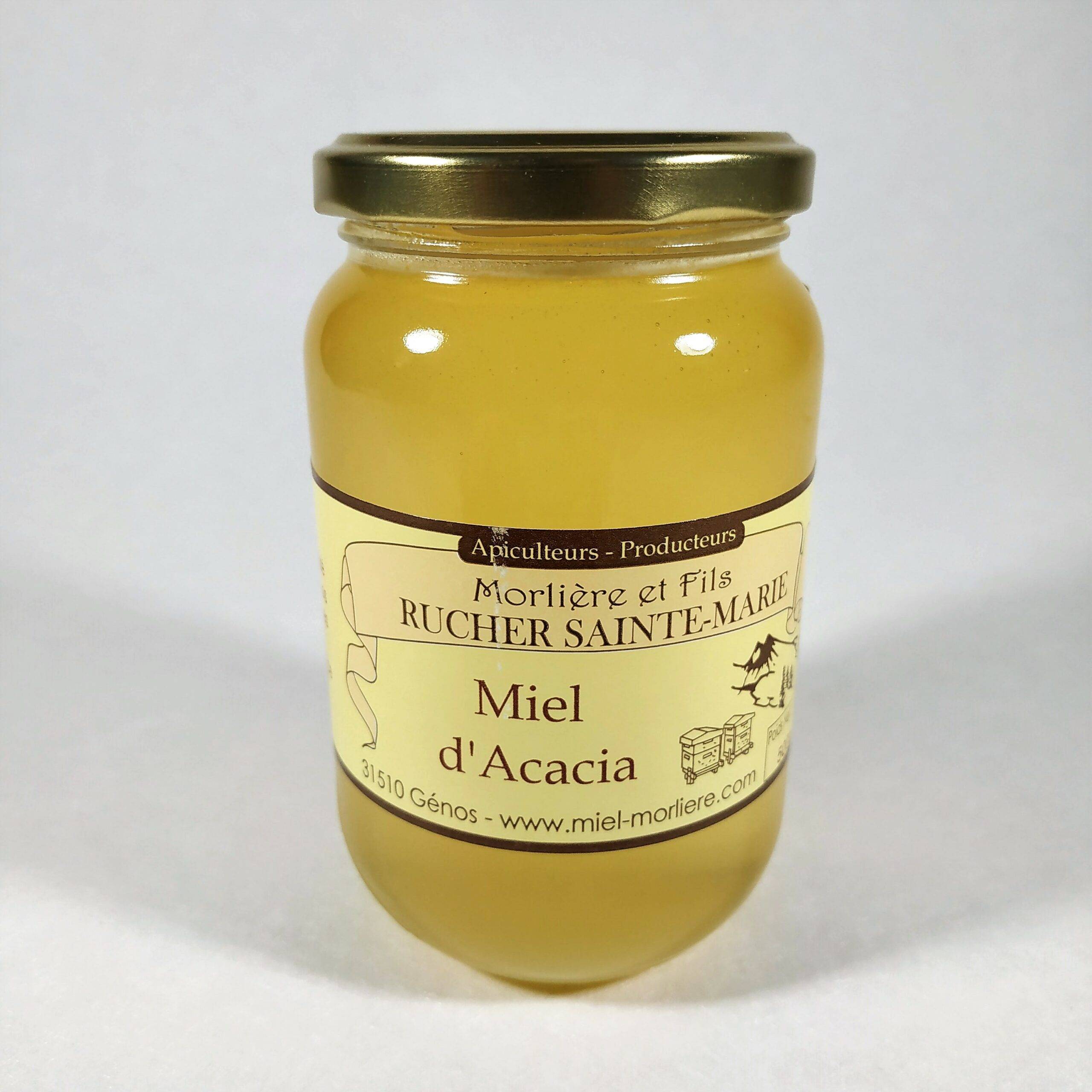 Miel d'acacia 500g (le pot)